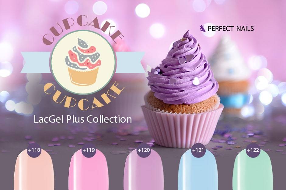 LacGel Plus +122 Gel Polish 4ml - Neo Mint - Cupcake