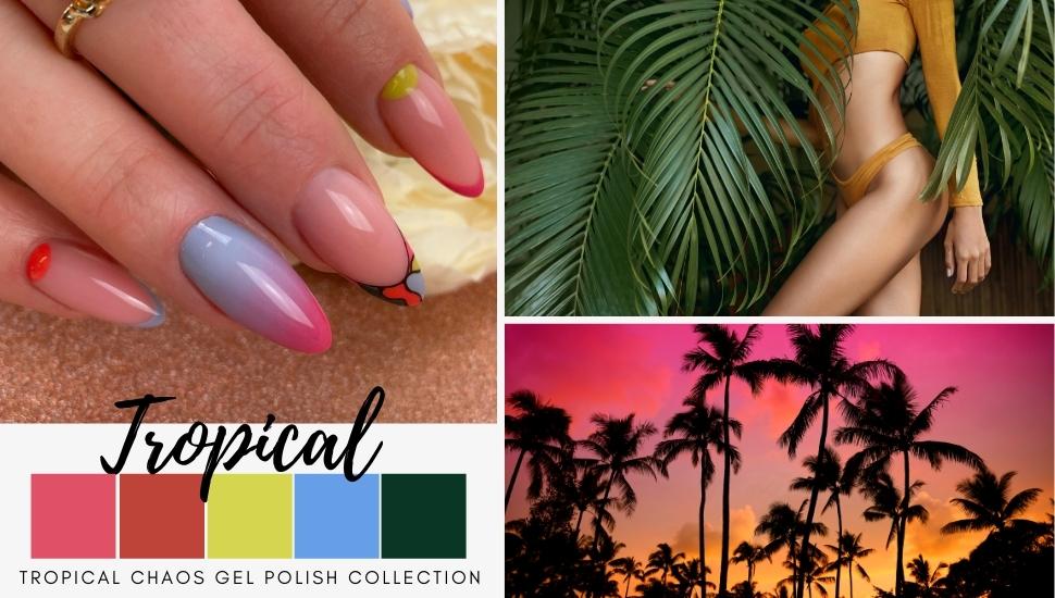 LacGel Tropical Chaos Gel Polish Collection 
